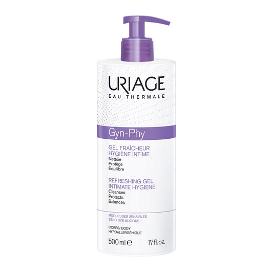 Uriage Gyn-Phy Intimate Hygiene Gel Feminine Wash Refreshing 500ml