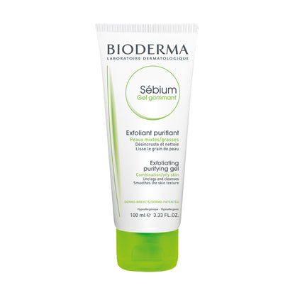 Bioderma Sebium Gel Gommant Exfoliating Purifying Gel Face Wash 100ml