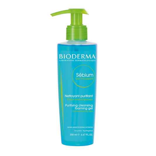 Bioderma Sebium Gel Moussant Cleansing Gel Face Wash 200ml