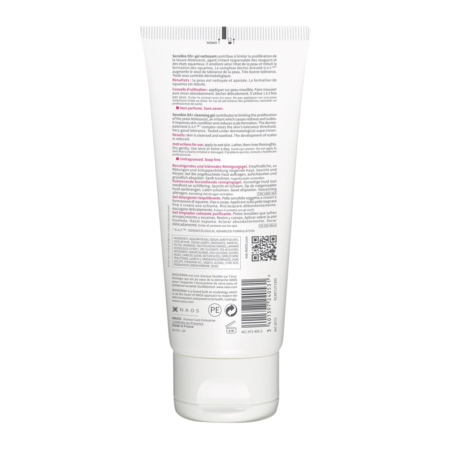 Bioderma Sensibio DS+ Cleansing Gel 200ml
