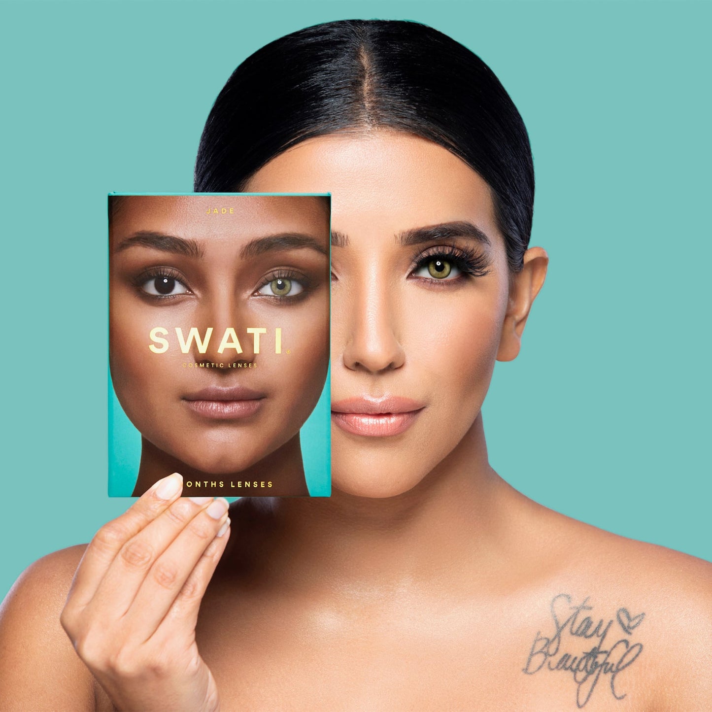 Colour Contact Lenses 6 Months Jade