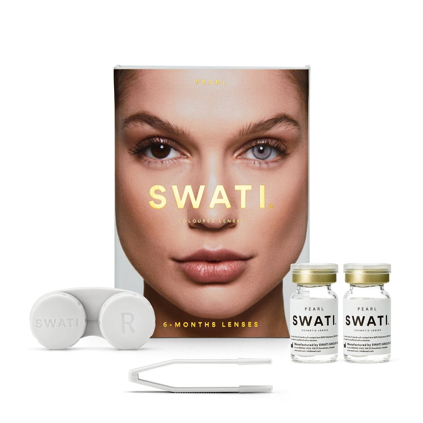 Colour Contact Lenses 6 Months Pearl