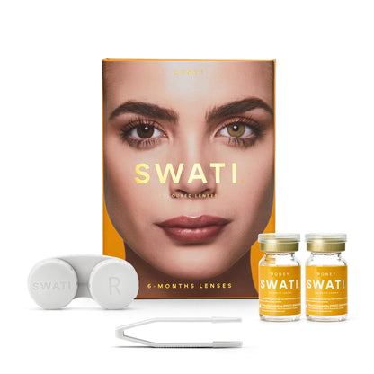 Colour Contact Lenses 6 Months Honey