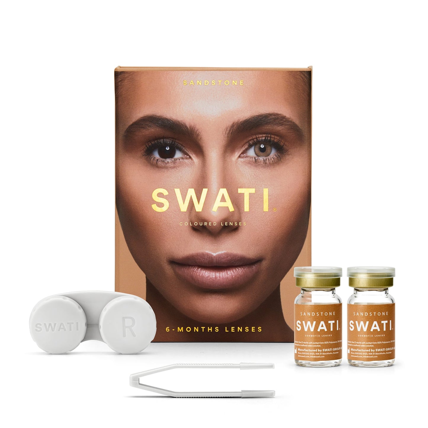 Colour Contact Lenses 6 Months Sandstone