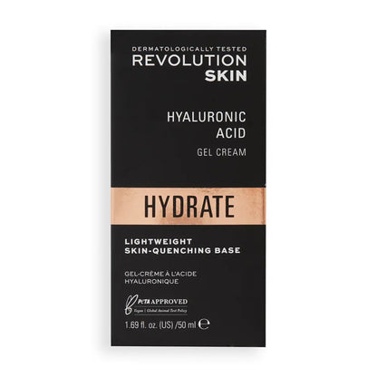 Revolution Skincare Hydration Boost Hydrating Face Gel Cream Hyaluronic Acid 50ml