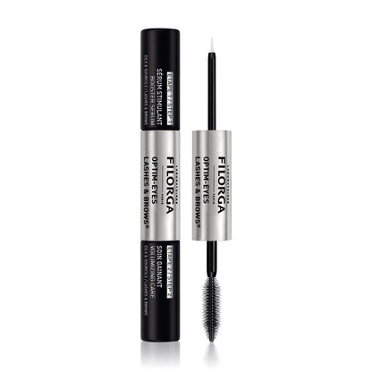 Filorga Optim-Eyes Lashes & Brows Booster Serum + Volumising Care Eye Treatment 2X6.5ml