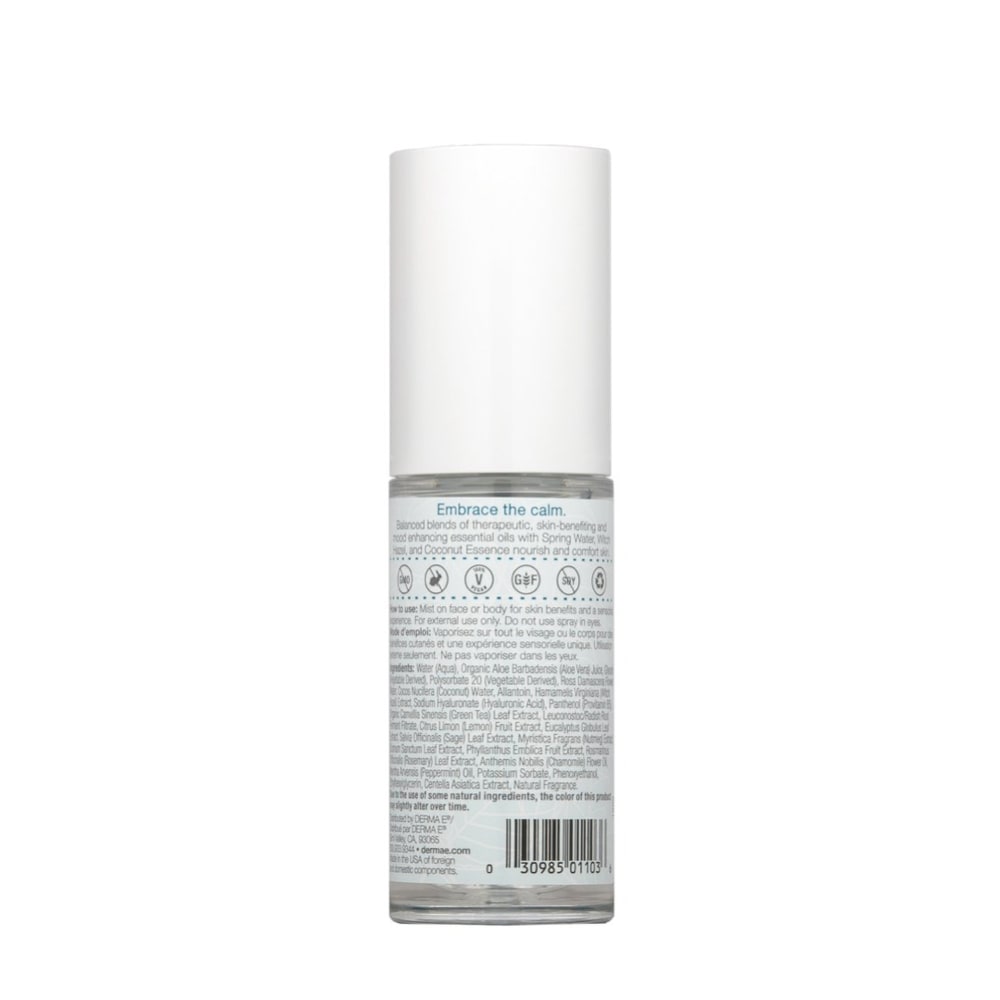 Derma E Mood Enhancing Skin Mist Hydrating Spray Calm 30ml