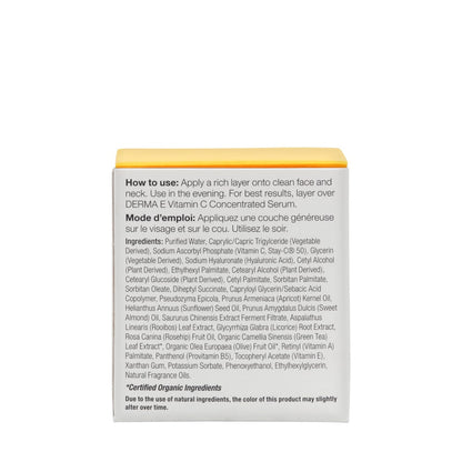 Derma E Vitamin C Intense Night Cream 56g