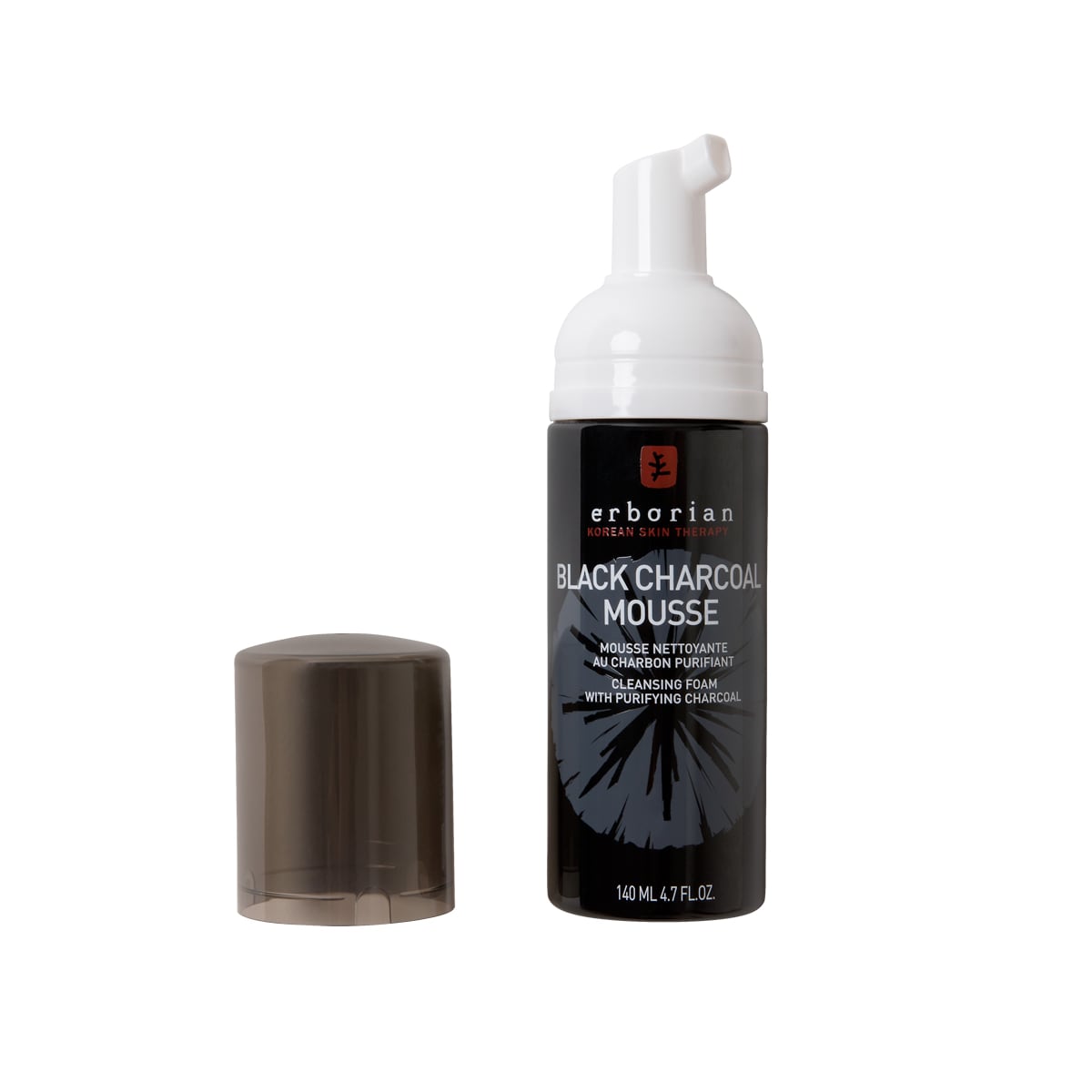 Erborian Black Charcoal Mousse Foam Cleanser 140ml 140ml
