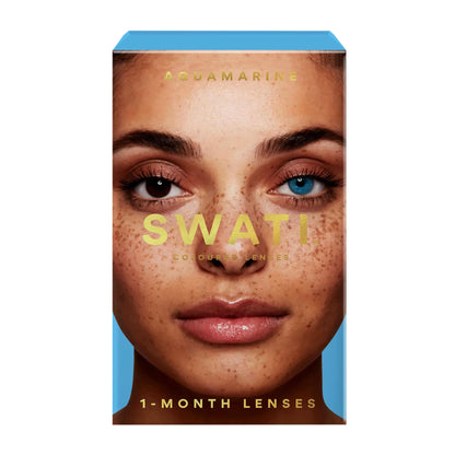 Colour Contact Lenses 1 Month Aquamarine|Pack of 2