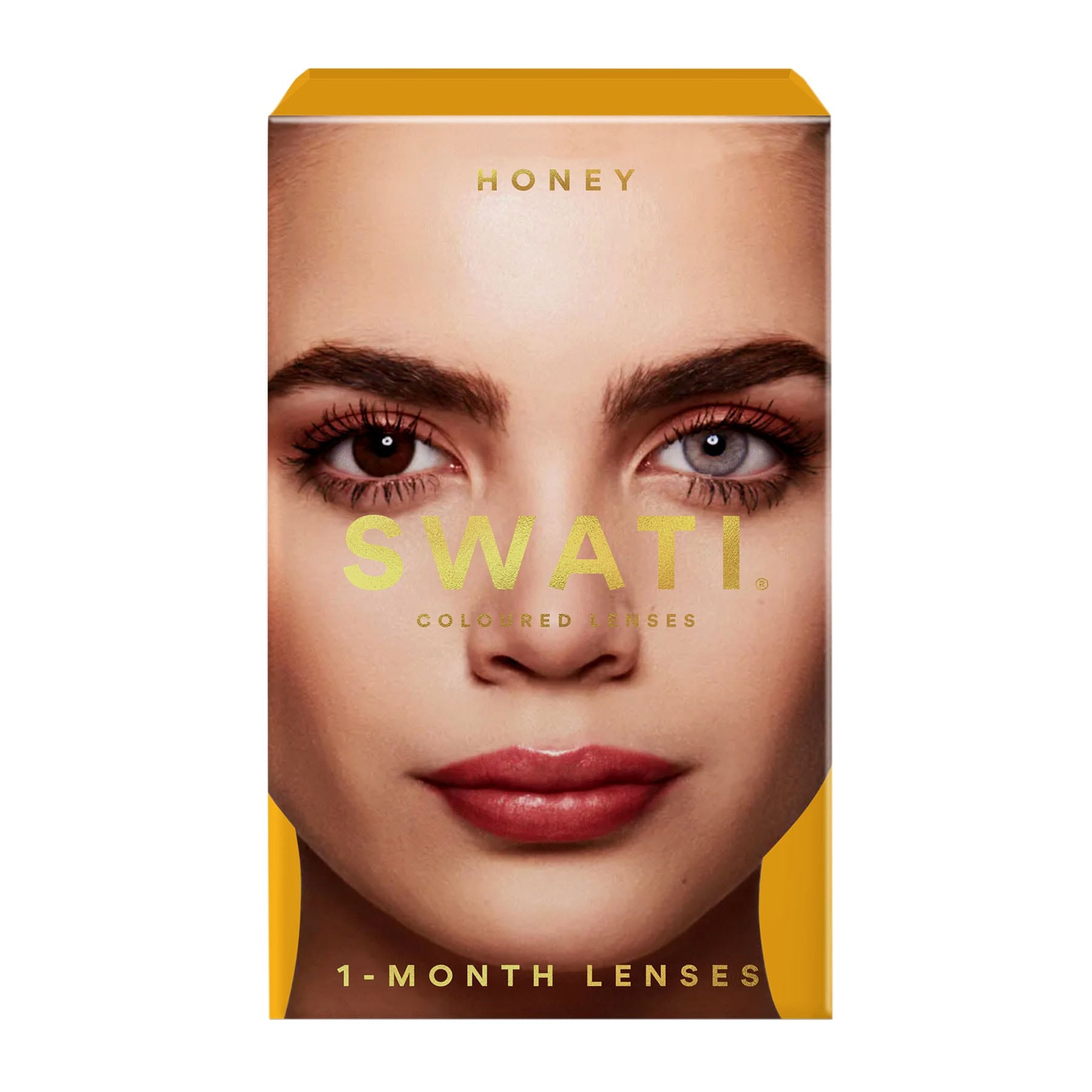 Colour Contact Lenses 1 Month Honey|Pack of 2