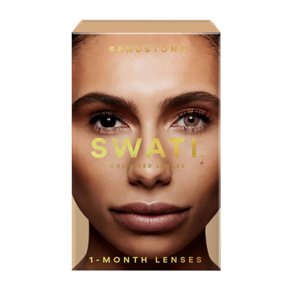 Colour Contact Lenses 1 Month Sandstone|Pack of 2
