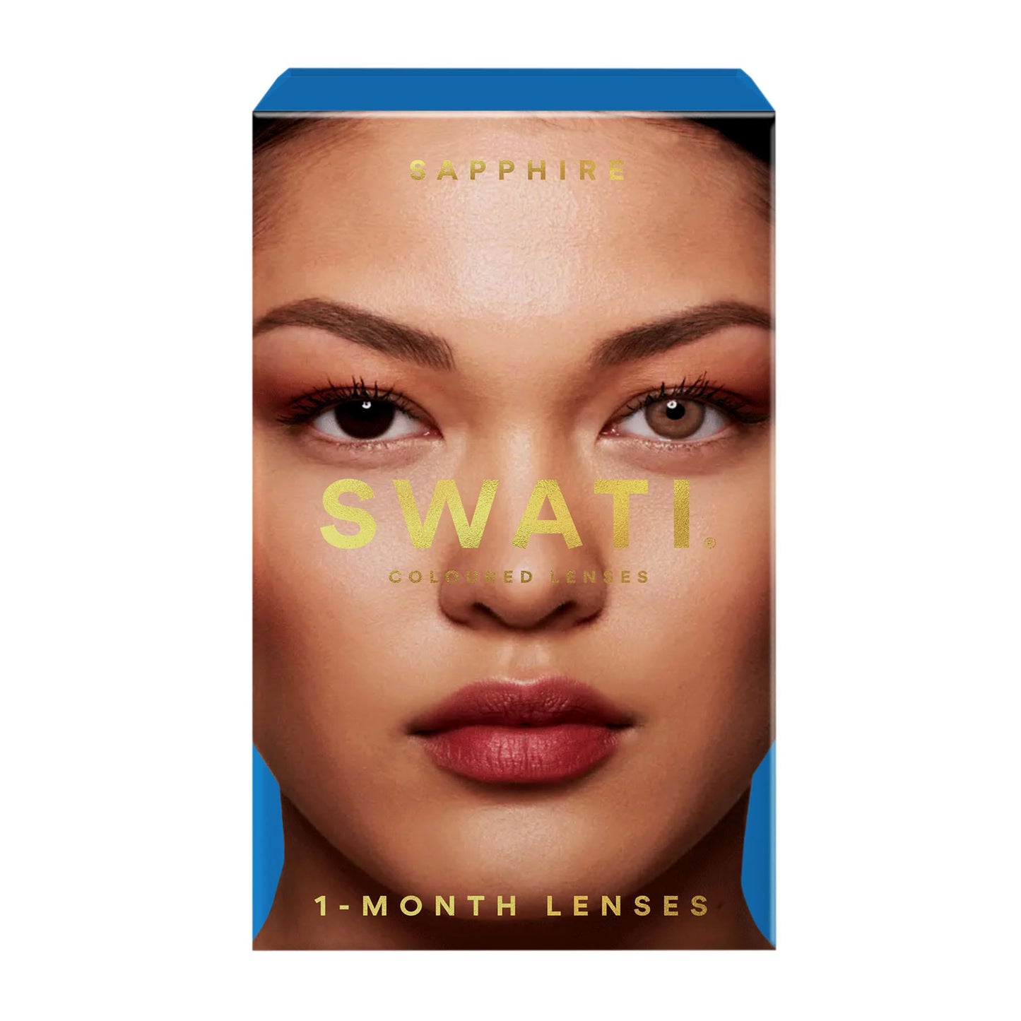 Colour Contact Lenses 1 Month Sapphire|Pack of 2