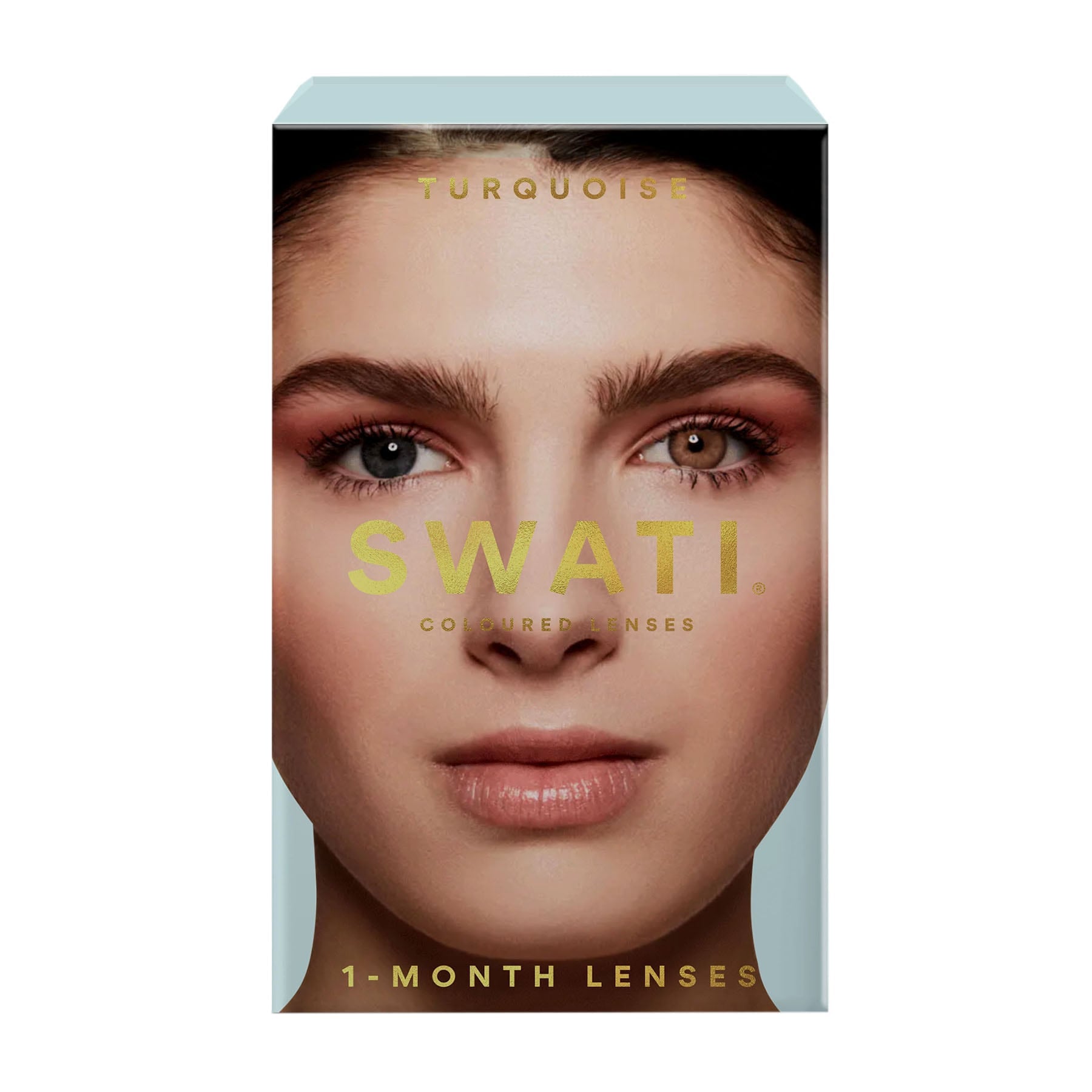 Colour Contact Lenses 1 Month Turquoise|Pack of 2