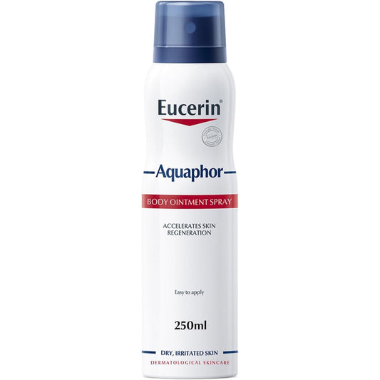 Eucerin Aquaphor Body Ointment Spray With Glycerin and Panthenol, 250ml