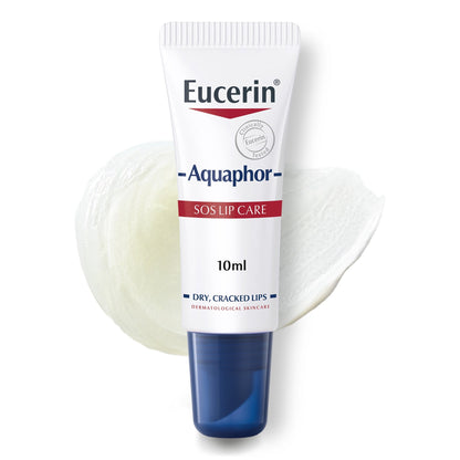 Eucerin Aquaphor Sos Repair Lip Balm for Cracked Lips, 10ml
