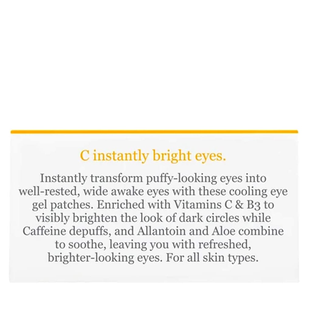 Derma E Vitamin C Bright Eyes Hydro Gel Patches Eye Mask 60pcs