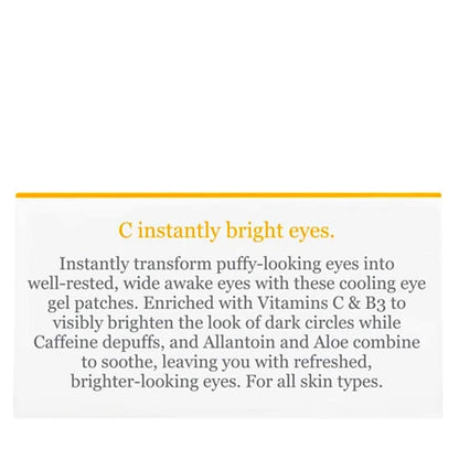 Derma E Vitamin C Bright Eyes Hydro Gel Patches Eye Mask 60pcs