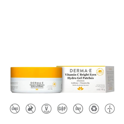 Derma E Vitamin C Bright Eyes Hydro Gel Patches Eye Mask 60pcs