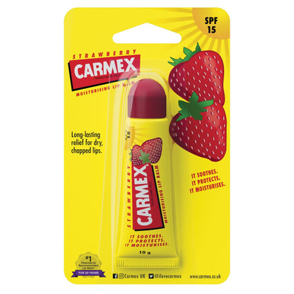 Carmex Strawberry Moisturizing Lip Balm 10g