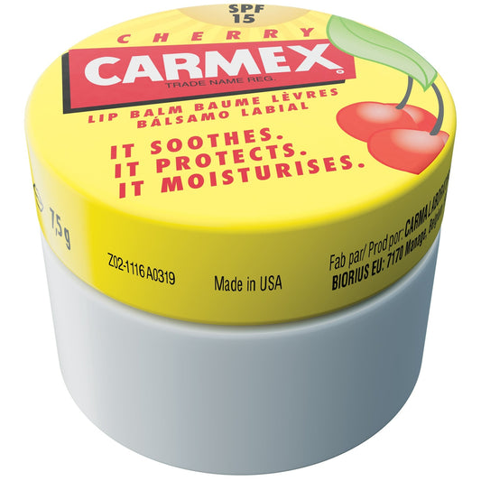 Carmex Cherry Moisturizing Lip Balm Jar 7.5g
