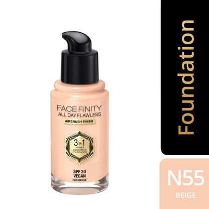 Max Factor Facefinity All Day Flawless 3 In 1 Foundation Matte Finish 30ml