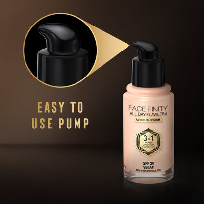Max Factor Facefinity All Day Flawless 3 In 1 Foundation Matte Finish 30ml