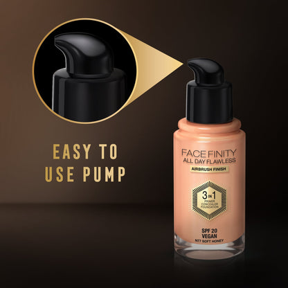 Max Factor Facefinity All Day Flawless 3 In 1 Foundation Matte Finish 30ml