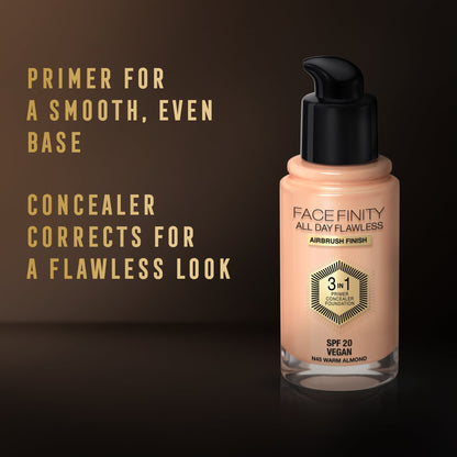 Max Factor Facefinity All Day Flawless 3 In 1 Foundation Matte Finish 30ml