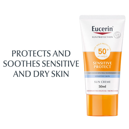 Eucerin Sun Sensitive Protect Facial Sunscreen SPF 50+ 50ml