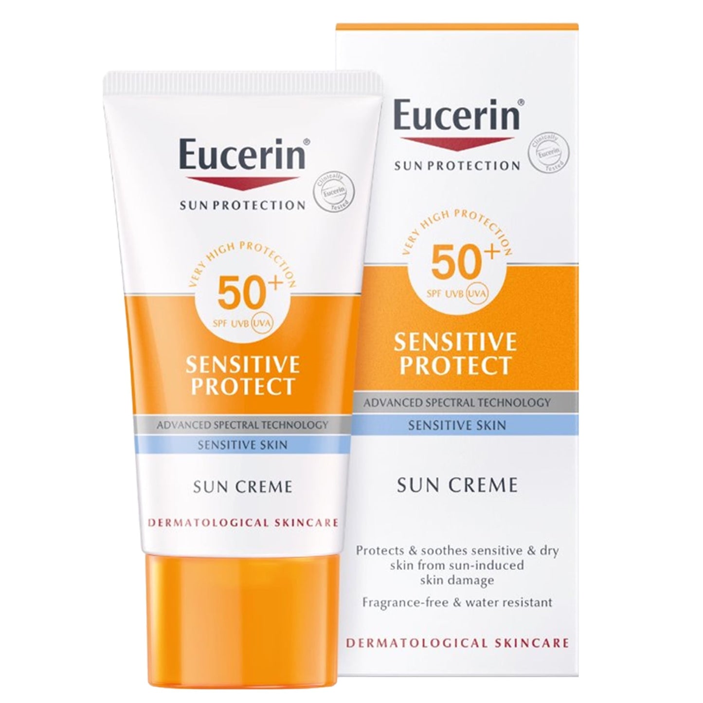 Eucerin Sun Sensitive Protect Facial Sunscreen SPF 50+ 50ml