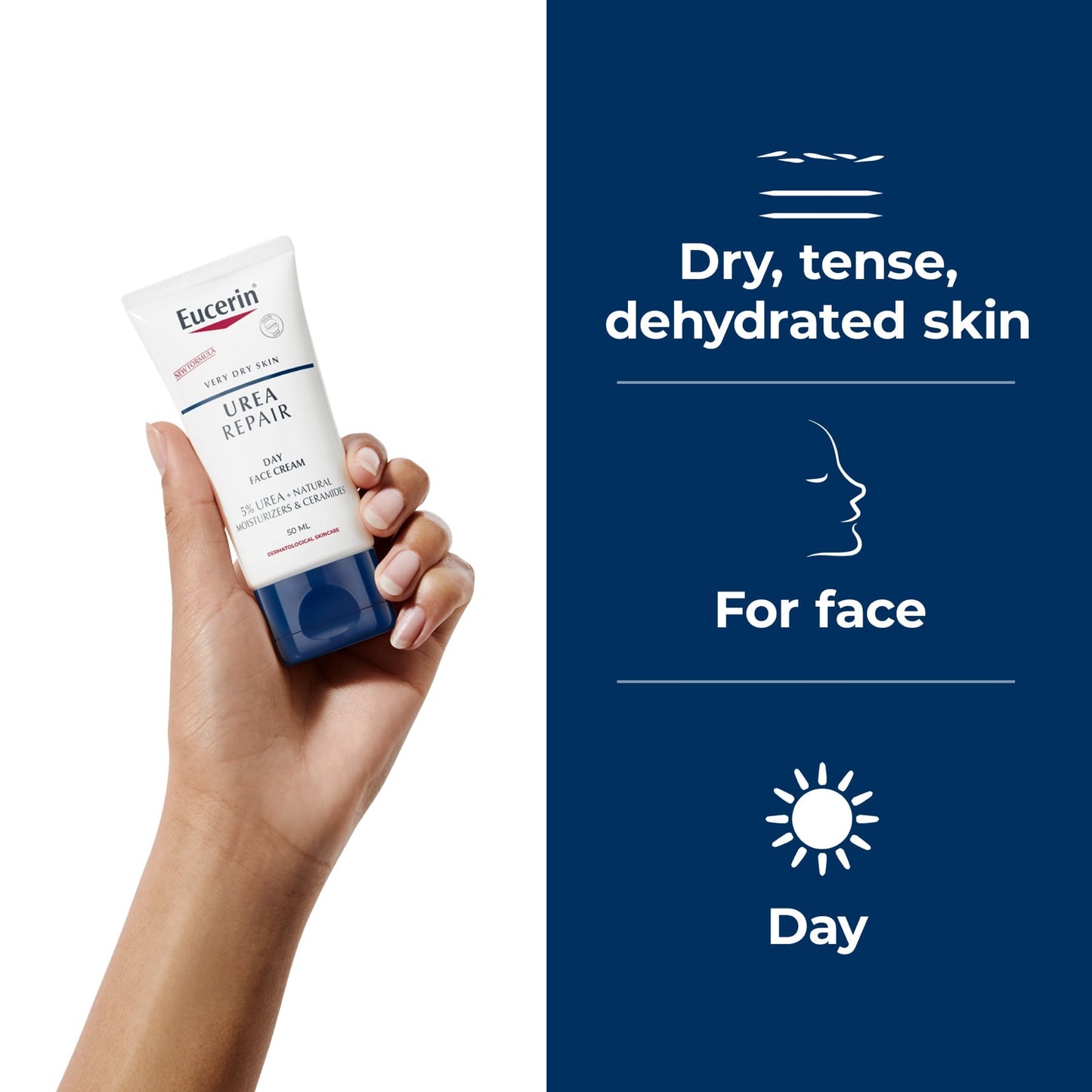Eucerin UreaRepair Plus 5% Urea Face Cream 50ml