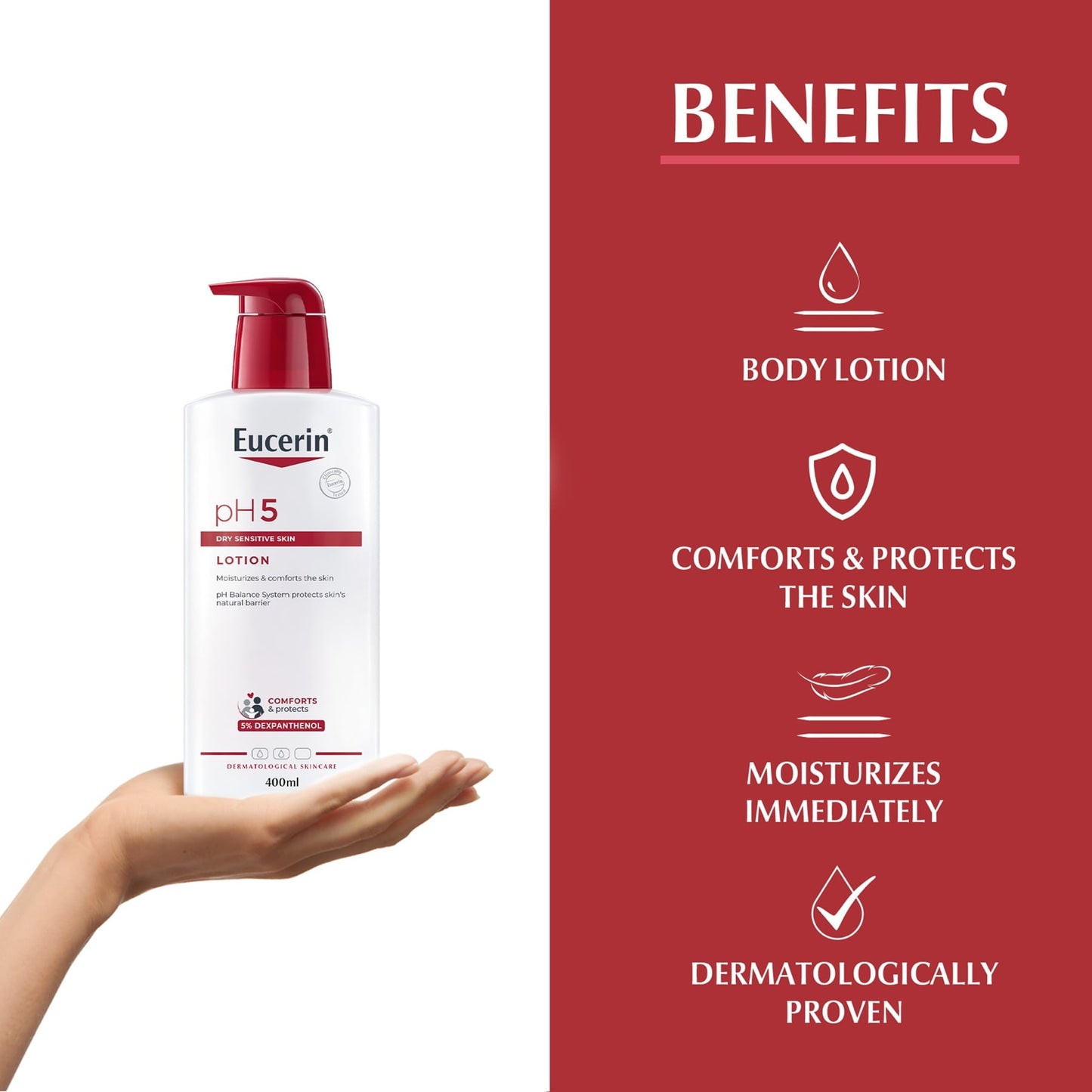 Eucerin pH5 5% Dexpanthenol Body Lotion 400ml
