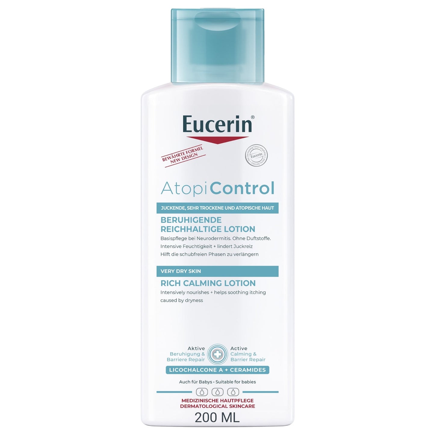 Eucerin Atopicontrol Rich Calming Lotion With Natural Omega Oils, 250ml