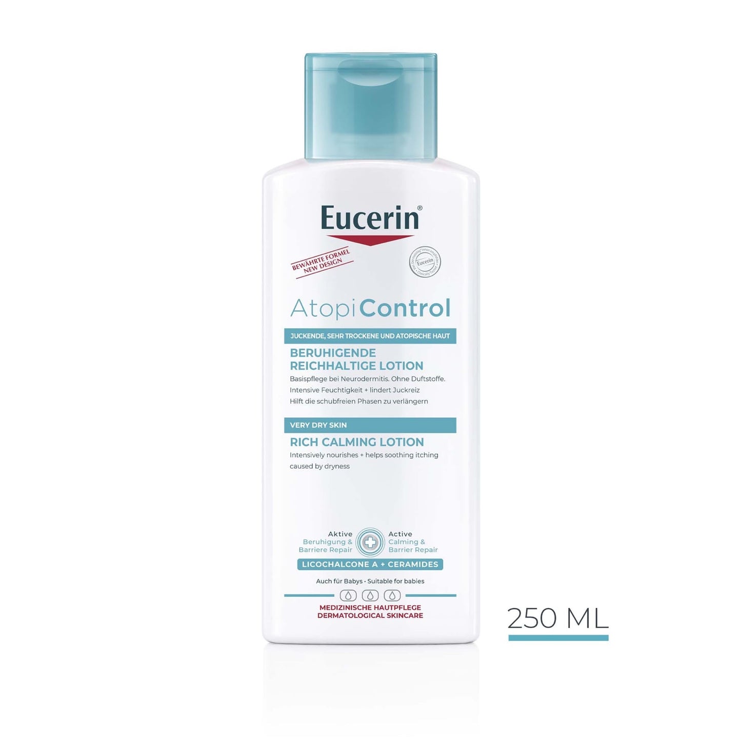Eucerin Atopicontrol Rich Calming Lotion With Natural Omega Oils, 250ml