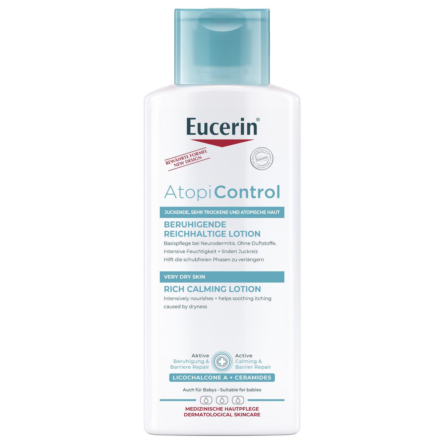 Eucerin Atopicontrol Rich Calming Lotion With Natural Omega Oils, 250ml