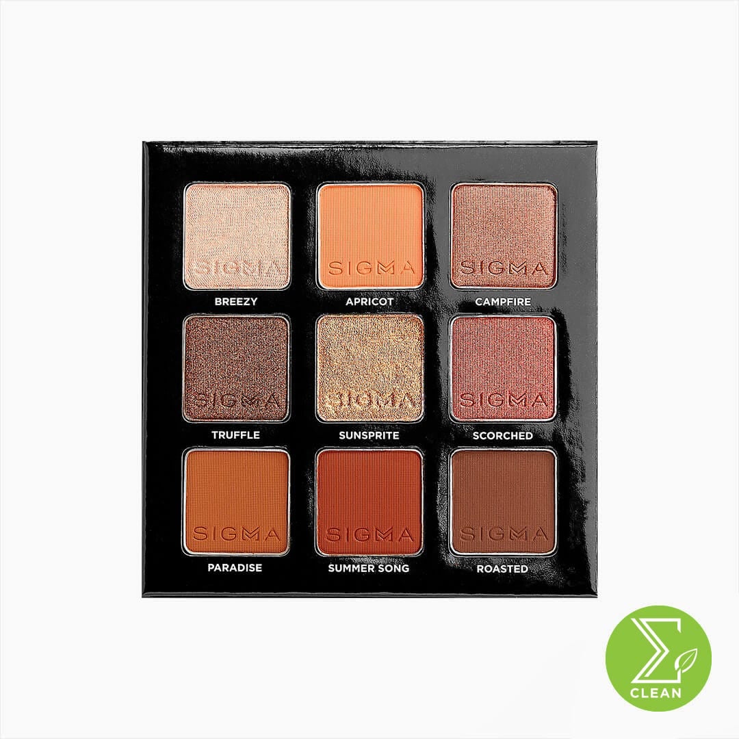 Eyeshadow Palette - 9 shades Fiery|64.2g