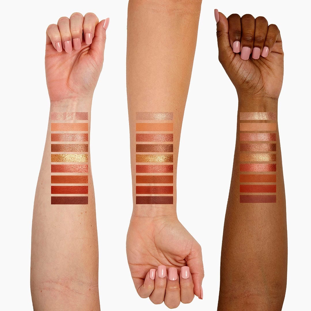 Eyeshadow Palette - 9 shades Fiery|64.2g