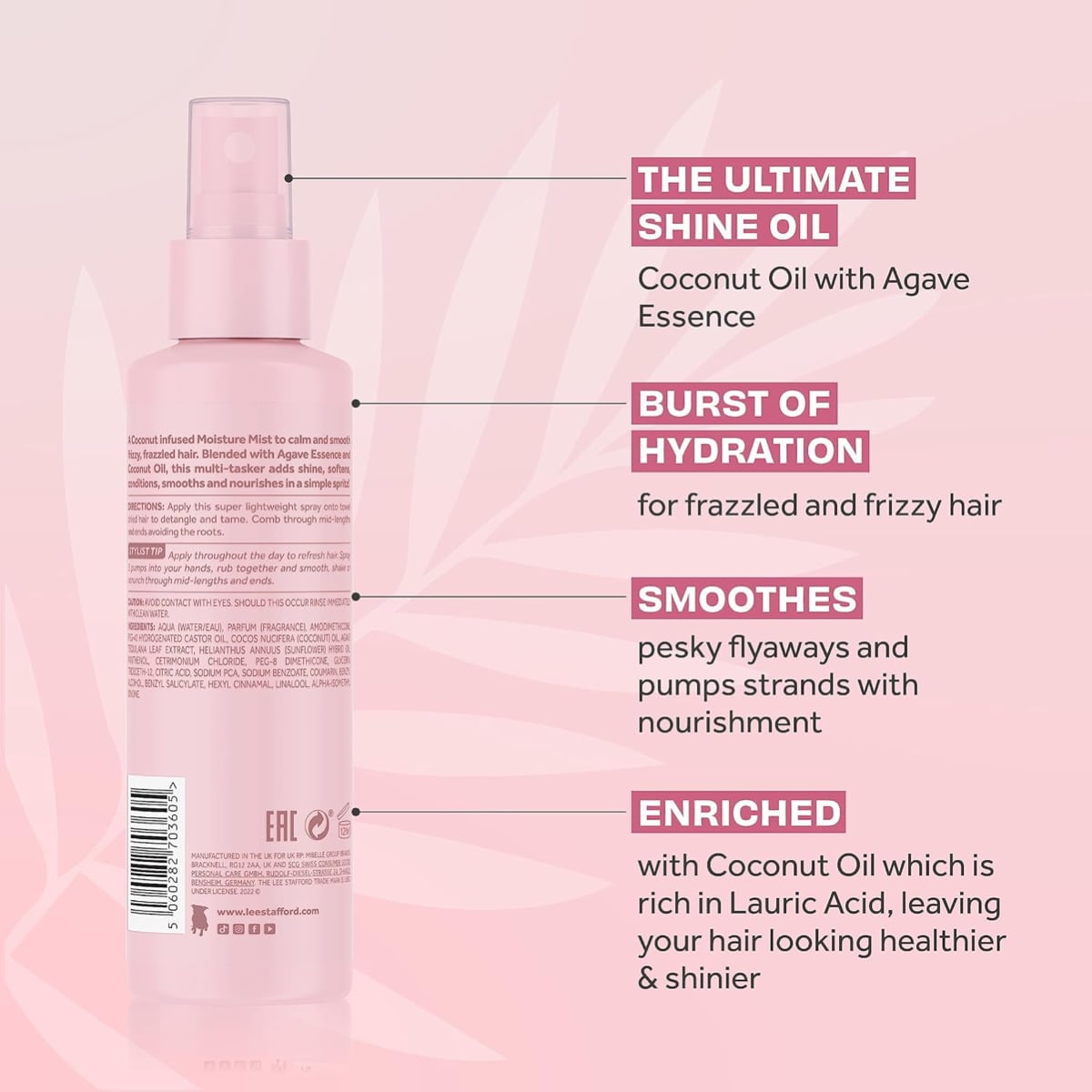 Lee Stafford CoCo LoCo with Agave Coconut Moisture Mist 150ml 150ml