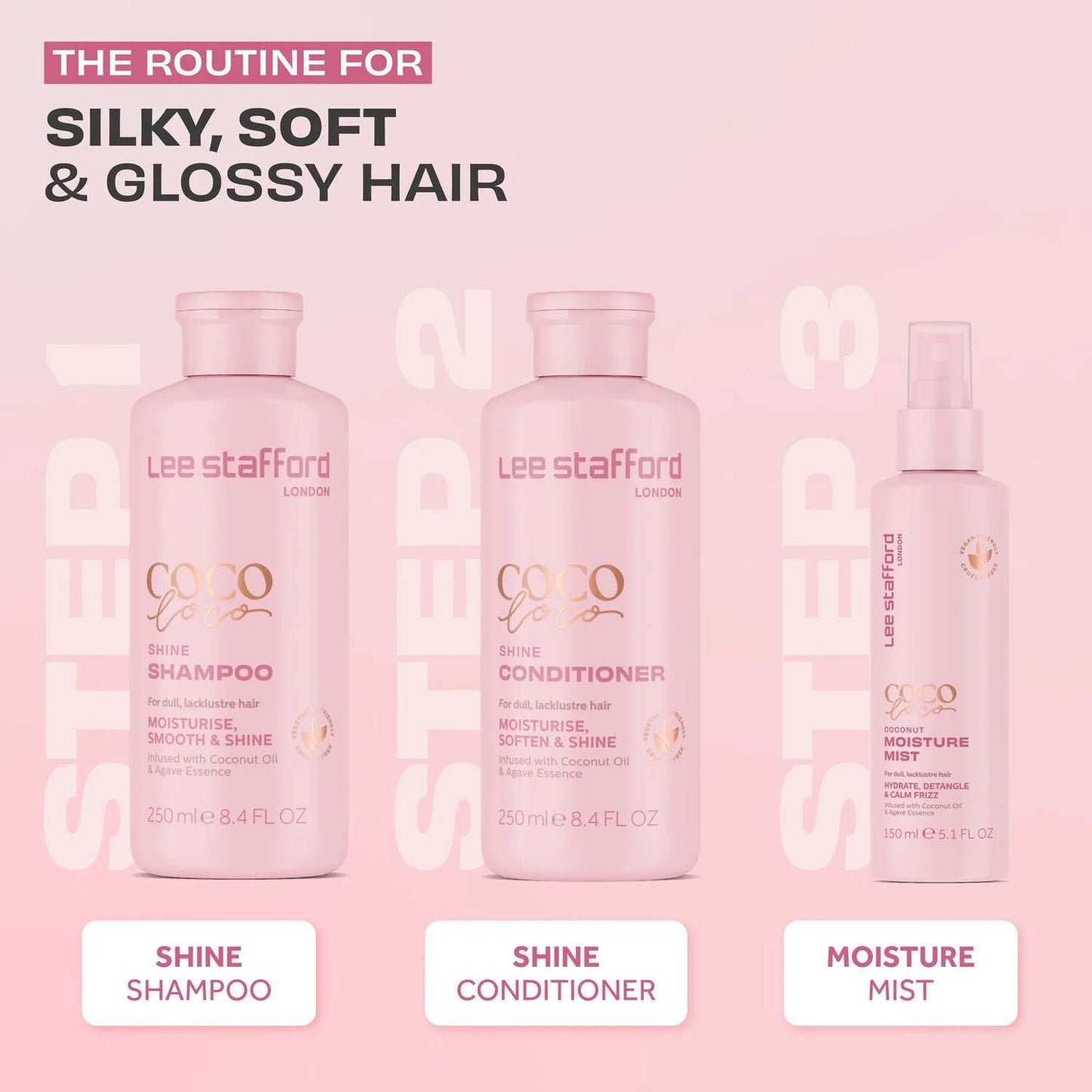 Lee Stafford CoCo LoCo with Agave Shine Conditioner 250ml