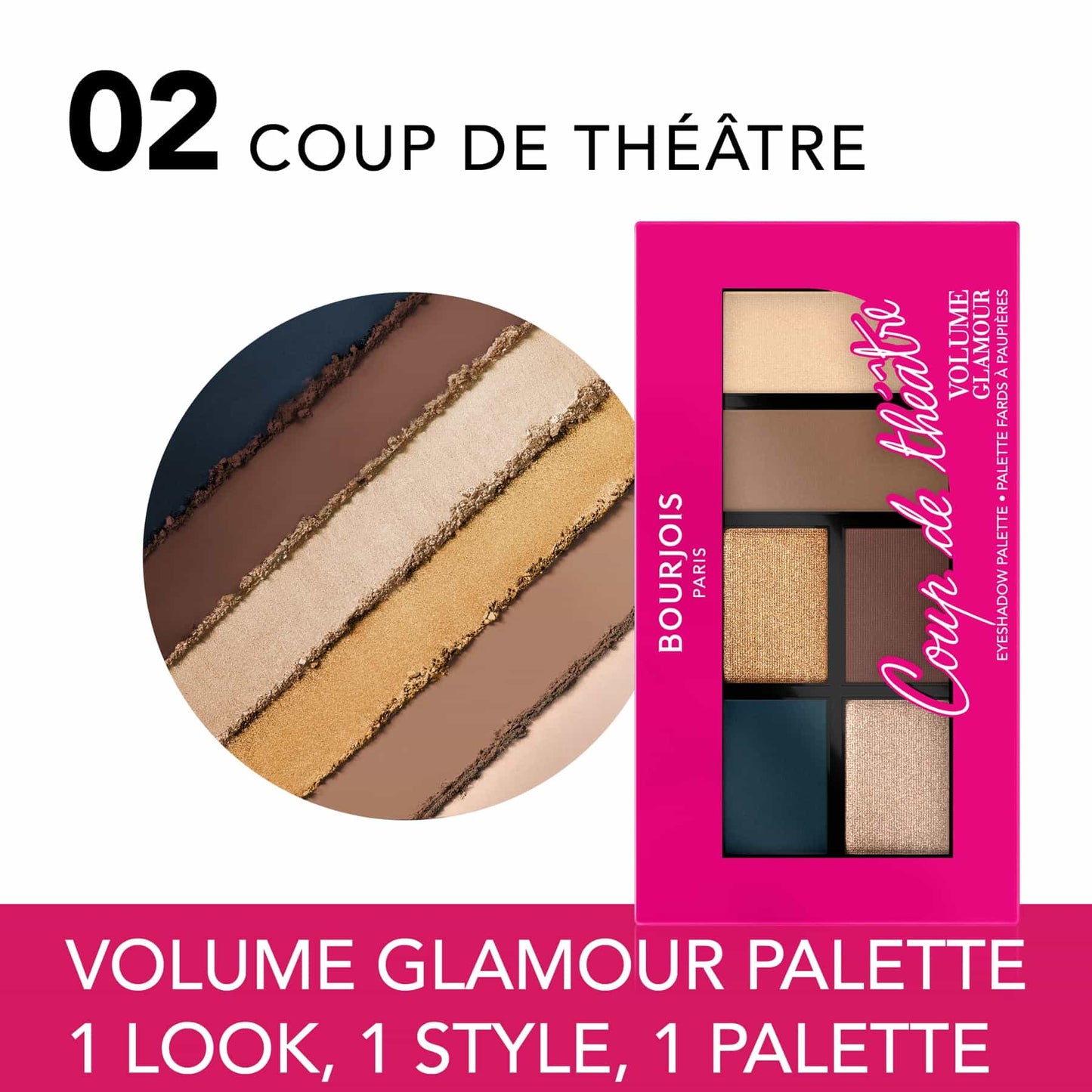 Volume Glamour Eyeshadow Palette - 6 shades