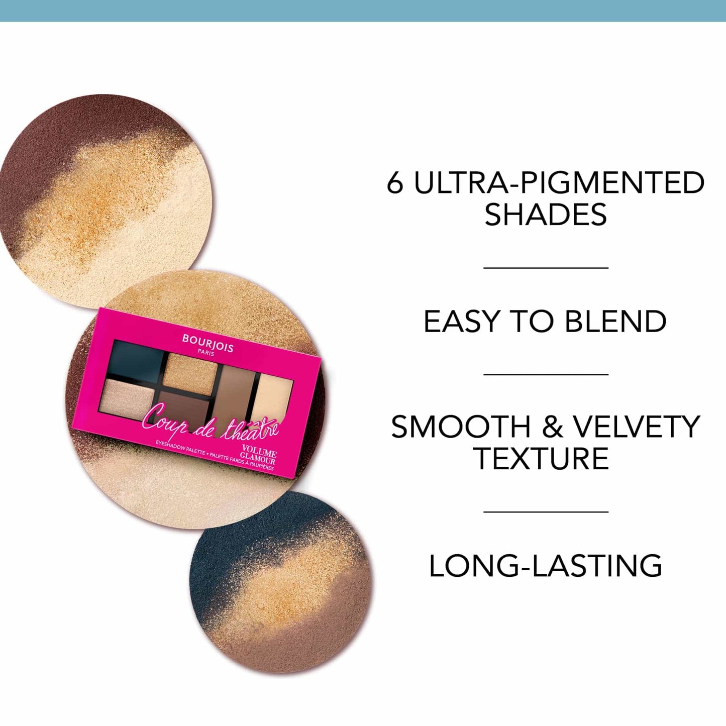 Volume Glamour Eyeshadow Palette - 6 shades