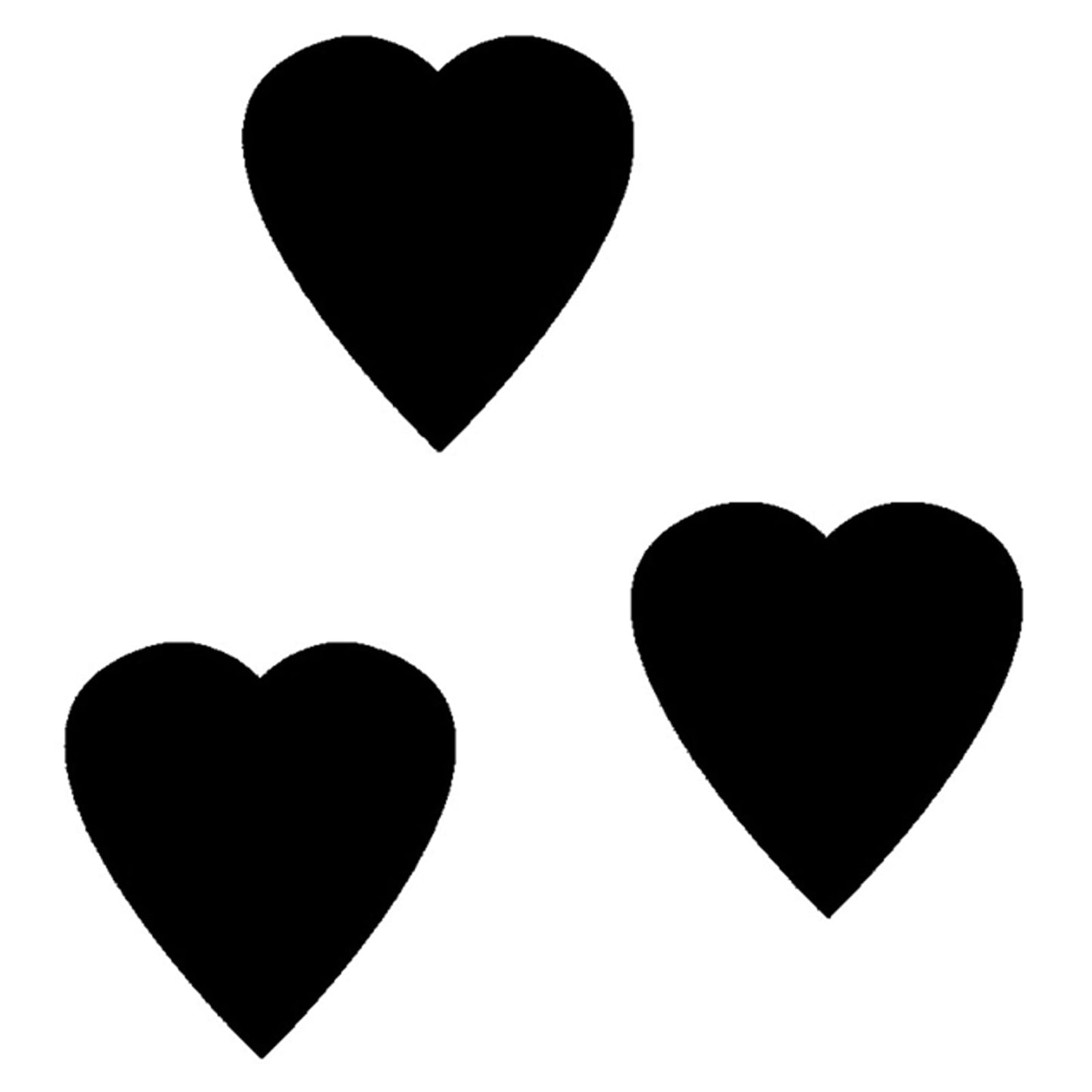 Heart Stamp Marker 001 Black Cult 0.55ml Black Cult|0.55ml