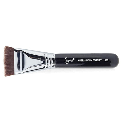 F77 Chisel and Trim Contour Brush Black/Silver Black/Silver|1 Piece