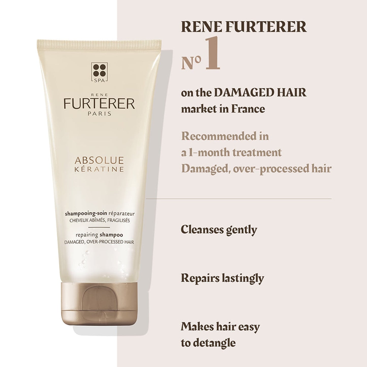 Absolue Keratine Repairing Shampoo for Damaged Hair 200ml 200ml