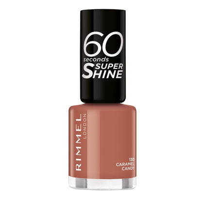 60 Seconds Super Shine Nail Polish 8ml 130 Caramel Candy|8ml