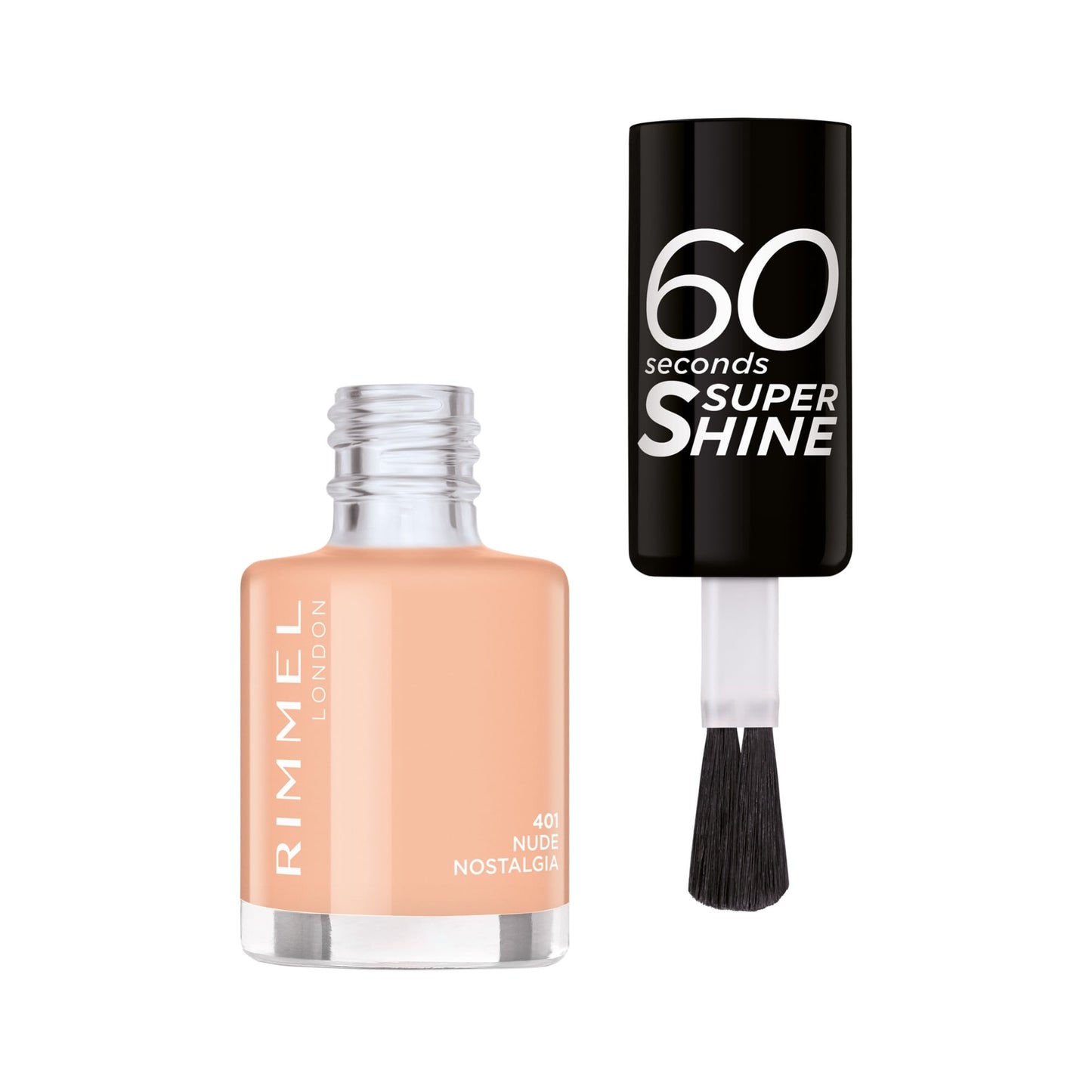 60 Seconds Super Shine Nail Polish 8ml 401 Nude Nostalgia|8ml