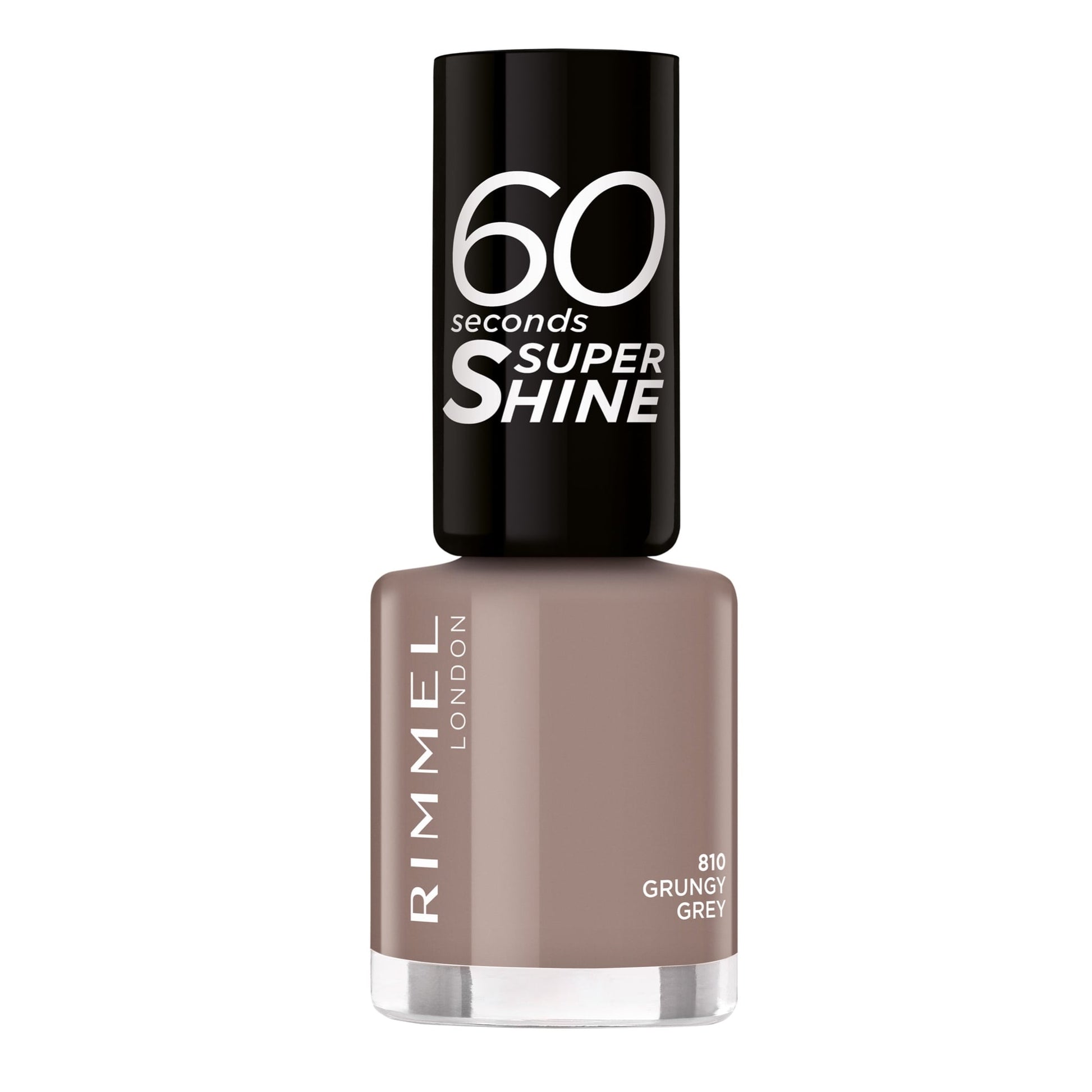 60 Seconds Super Shine Nail Polish 8ml 810 Grungy Grey|8ml