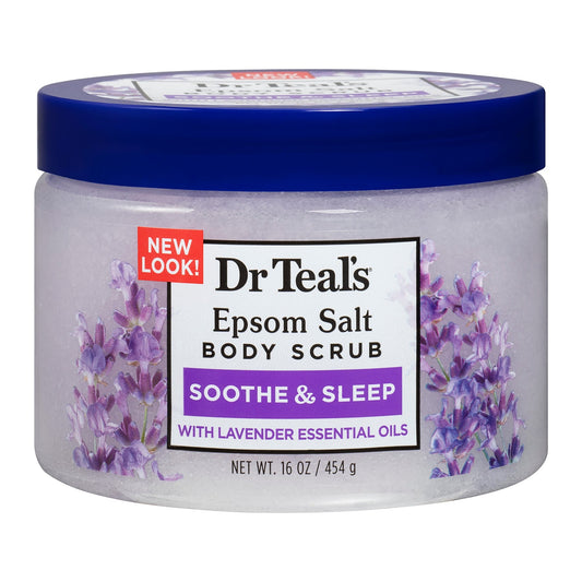 Dr Teal's Epsom Salt Body Scrub Lavender 454g