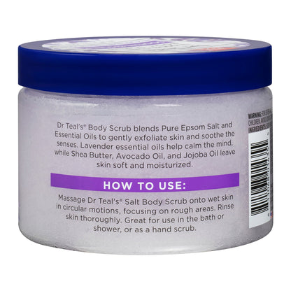 Dr Teal's Epsom Salt Body Scrub Lavender 454g